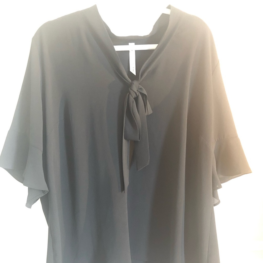 NY collection black blouse. Size 1x